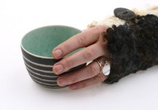 big silver handmade ring