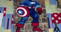 captain-america-perler-bead