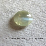 Chrysoberyl cat's eye