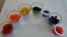 colorful tapioca pearls