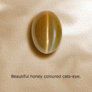 Honey coloured cat's eye