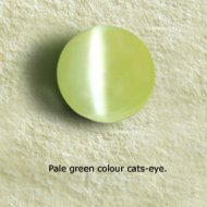 Light Green Colour Cat's Eye