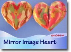 Mirror Image Heart Beads - Polymer Clay Tutor