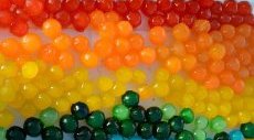 Multi-color tapioca pearl