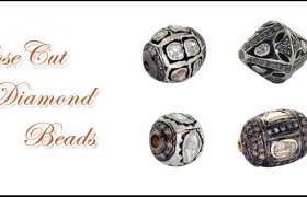 Diamond cut Gold Beads