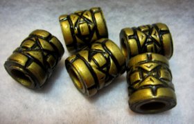 Gold Beads for dreads