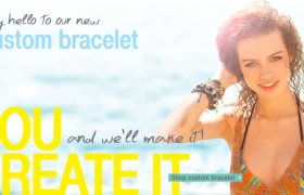 Nalu beads Silver Bracelet