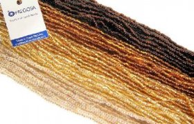 Seed beads on string